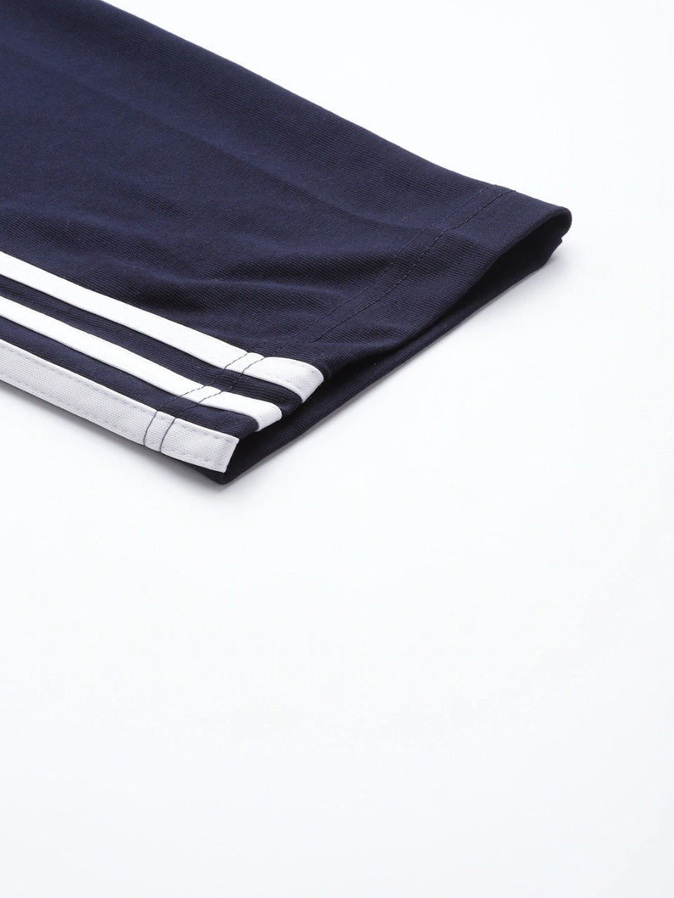 Full Striped Solid Men blue Track Pants