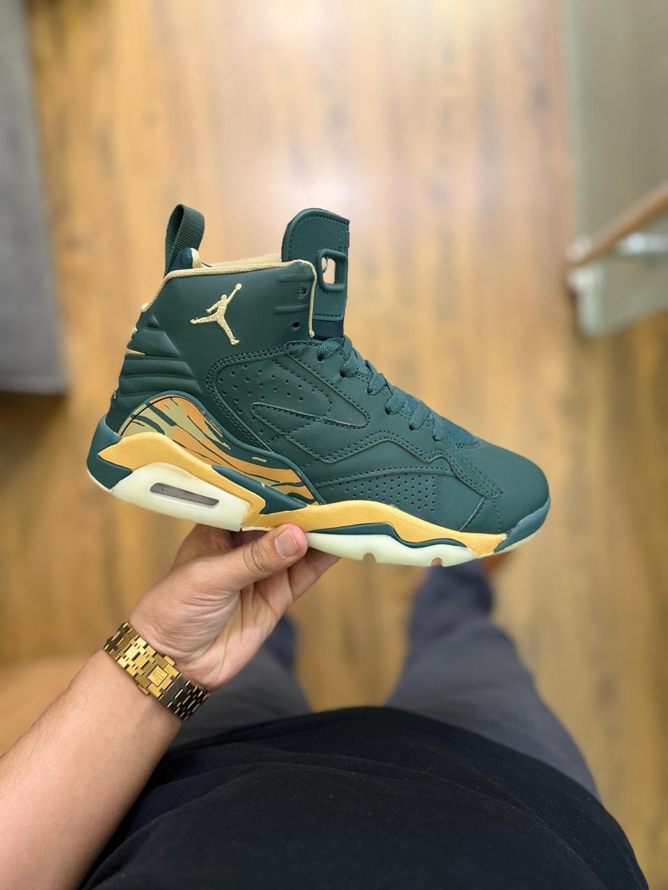 Air Jordans JUMPMAN MVP GREEN ORANGE